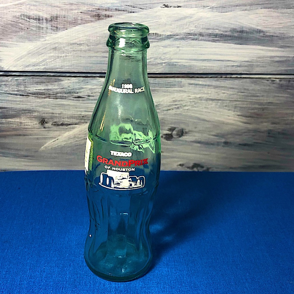 Vintage Coca-Cola Classic bottle 1998 Texaco Grand Prix of Houston